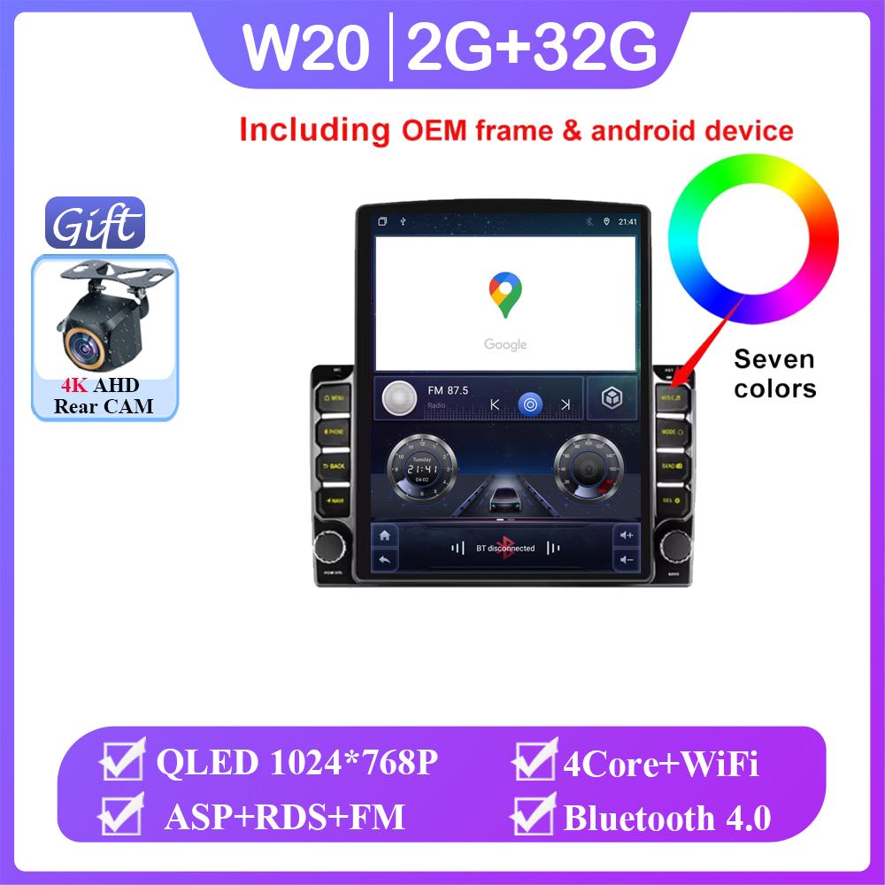 9,7-дюймовый автомобильный Carplay для Tesla Style Honda Accord 7 2003-2007 Android 14 стерео мультимедийный видеоплеер GPS автомобильный радио навигатор