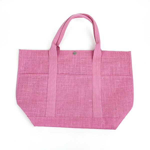 Начальная сумка Snoopy из джута <P> Розовый натуральный материал SNOOPY