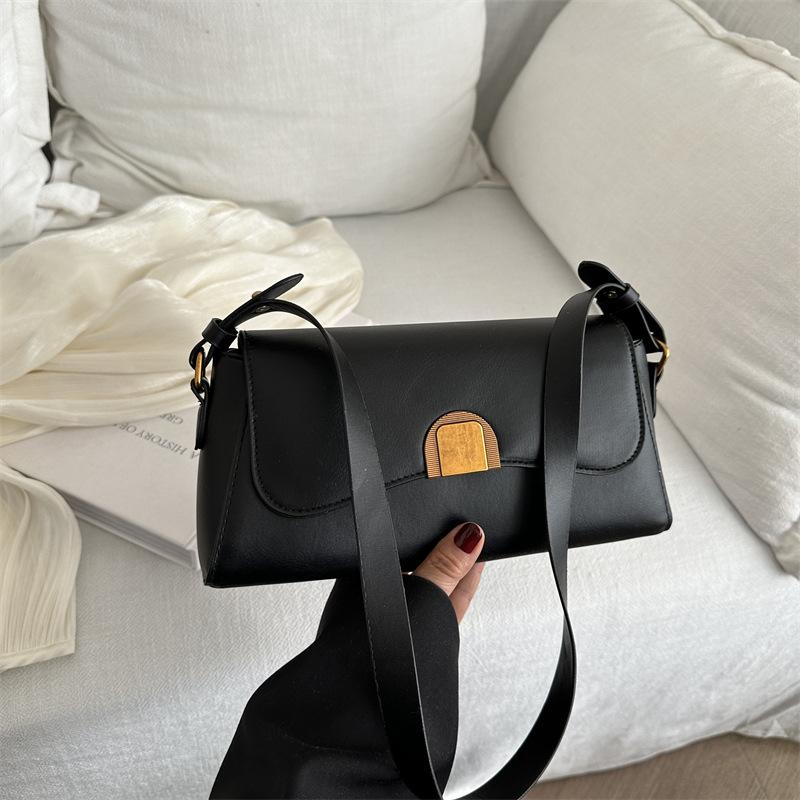 Женская сумка под мышкой 2025 новая модная и популярная сумка через плечо Maillard литературная текстура простая маленькая квадратная сумка