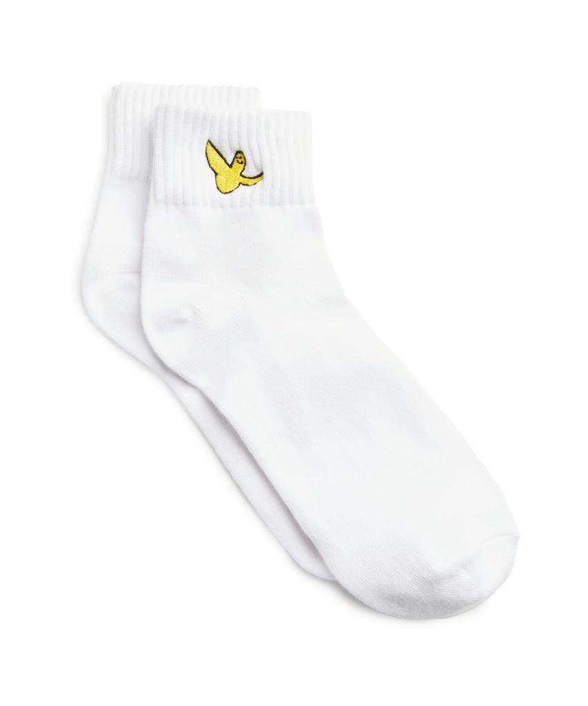 MARK GONZALES Angel Wappen Ankle Socks 3-Pack - White