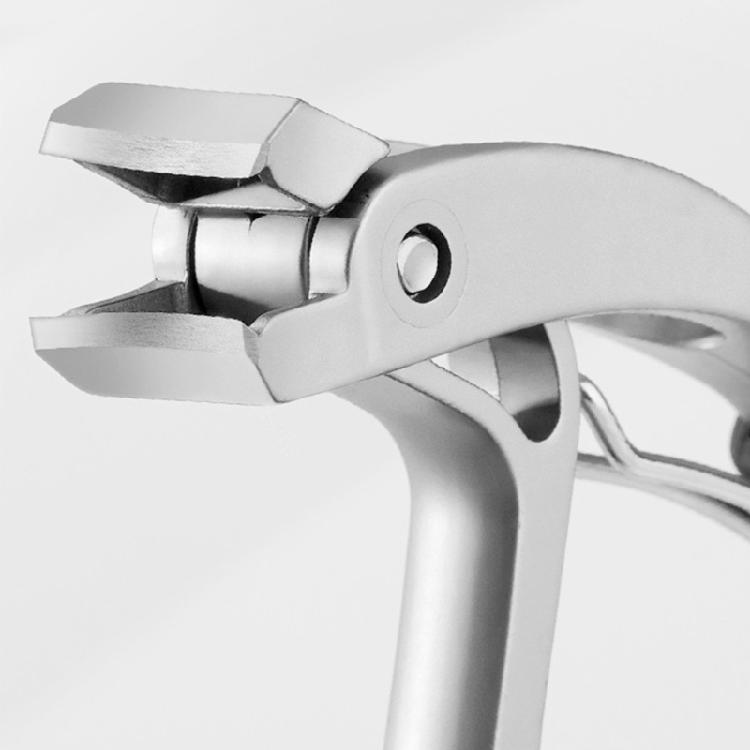 Ergonomic Long Handle Nail Clippers for Seniors,Angled Head Curved Wide Jaw Opening Toenail Clippers for Thick Toenails