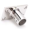 Stanchion Base Stainless Steel 90 Degree Rectangular Durable AntiCorrosion Polishing Hnadrail Fitting for Boat
