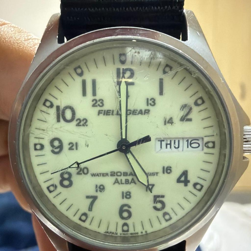 Б/у SEIKO ALBA FIELD GEAR Полевое снаряжение Alba