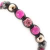 [J8706] - Pink 'Shambhala' Ethnic Bracelet