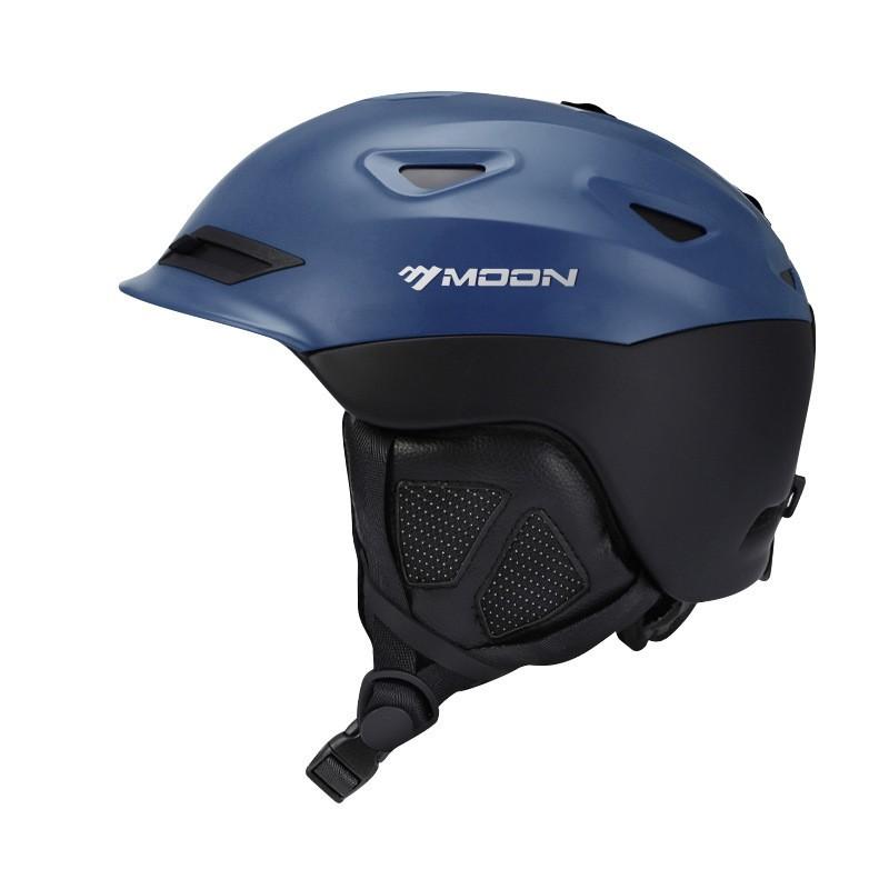 Moon Ski Helmet Adults Unisex Snow Sports Safety Gear EPSPC ABS Impact Protection Warm Winter Headwear