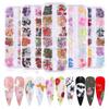 Nail Art Wood Pulp Butterfly Color Small Flowers Christmas Halloween Nail Art Ornament Set