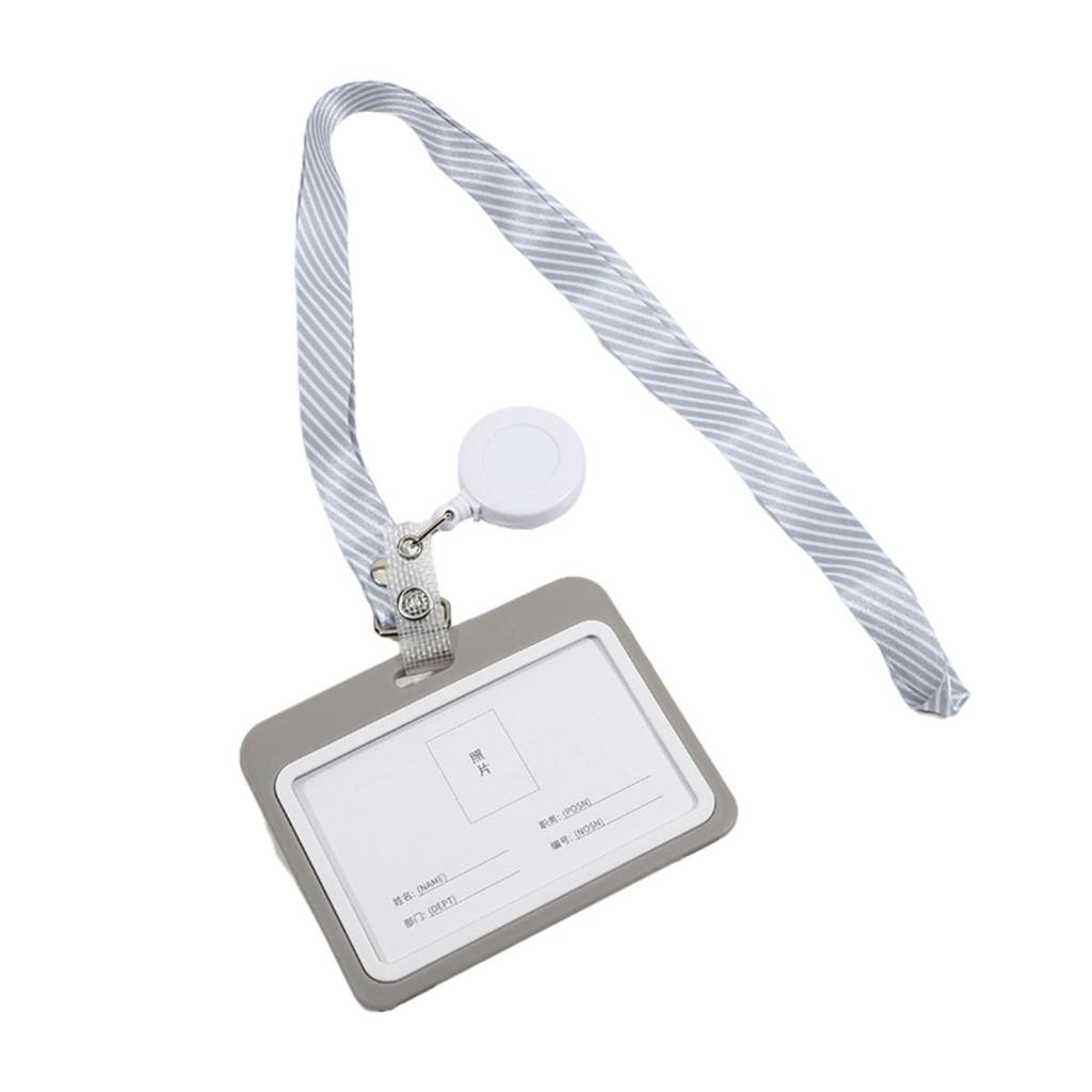 Ланьярды Держатель для бейджа Прозрачный Выдвижной Бейдж-ролик Съемный Держатель для ID-карты Рабочие аксессуары для медсестры Держат ID-карты Рабочие удостоверения Подходят
