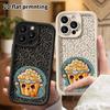 Phone Case: 2D flat design suitable for iPhone 18 17 16 15 14 13 Pro tiered protective case, popcorn bucket style, Christmas and Halloween gift