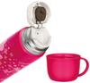 Thermos Vacuum Insulated Disney Minnie Pink PFL 2-Way Bottle, Mouse, 630ml/600ml, Flower, FHO-600WFDS