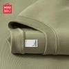 MINISO Мужской простой свитшот свободного кроя однотонный с длинным рукавом