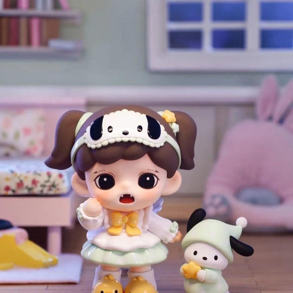 Zoraa x Sanrio Roaming Times Слепой бокс Кукла-машинка Украшение