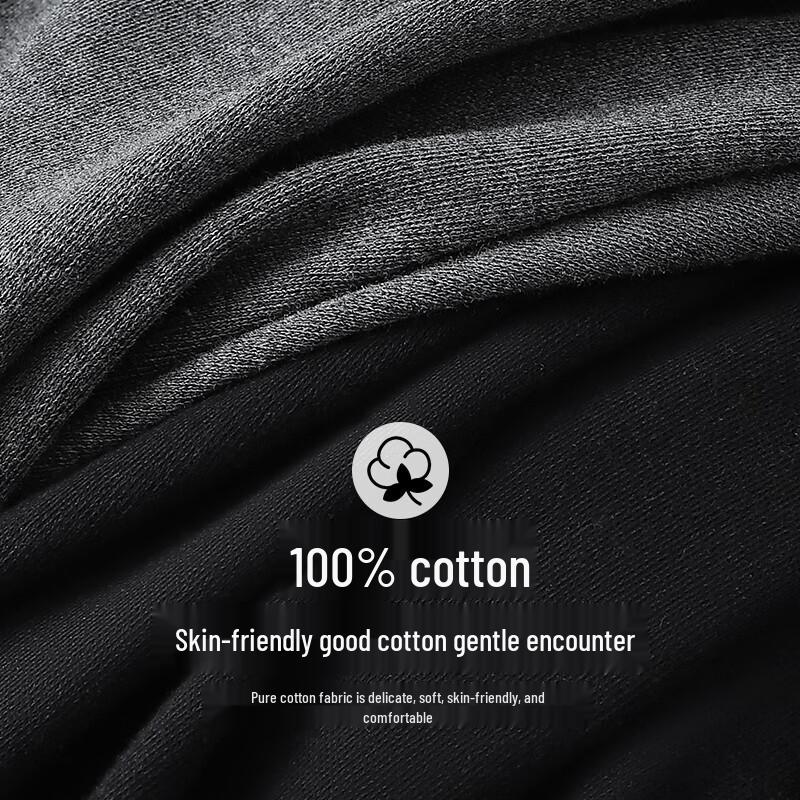 LANGSHA Мужское термобелье большого размера из тонкого хлопка