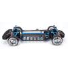 Wheelbase Frame Carbon Fiber Chassis Bumper for TT01 1/10 RC Car Model