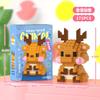 Конструктор из микрочастиц с животными для взрослых, игрушка для детей от 6 до 12 лет, подарок на день рождения для мальчика, фигурка собаки или кошки, мини-кирпичики, игрушка для девочек.