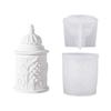 Silicone Mould for Candle Making and Resin Art Castles Memories Storage Cup Crafting Nordic Designs Home Decoration