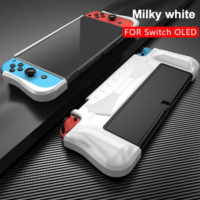 Пристыковываемый защитный чехол-кожура из ТПУ для консоли Nintendo Switch OLED Мягкий силиконовый чехол-оболочка для аксессуаров Switch OLED