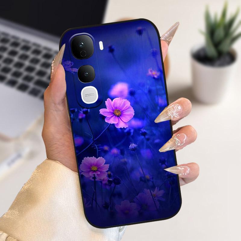 Для Vivo Y400 Pro Y400Pro 5G Чехол Стильный Мягкий ТПУ Силиконовый Задняя Крышка Бампер Для Vivo Y400 4G 5G Чехол для Телефона V2506 Защитный Чехол
