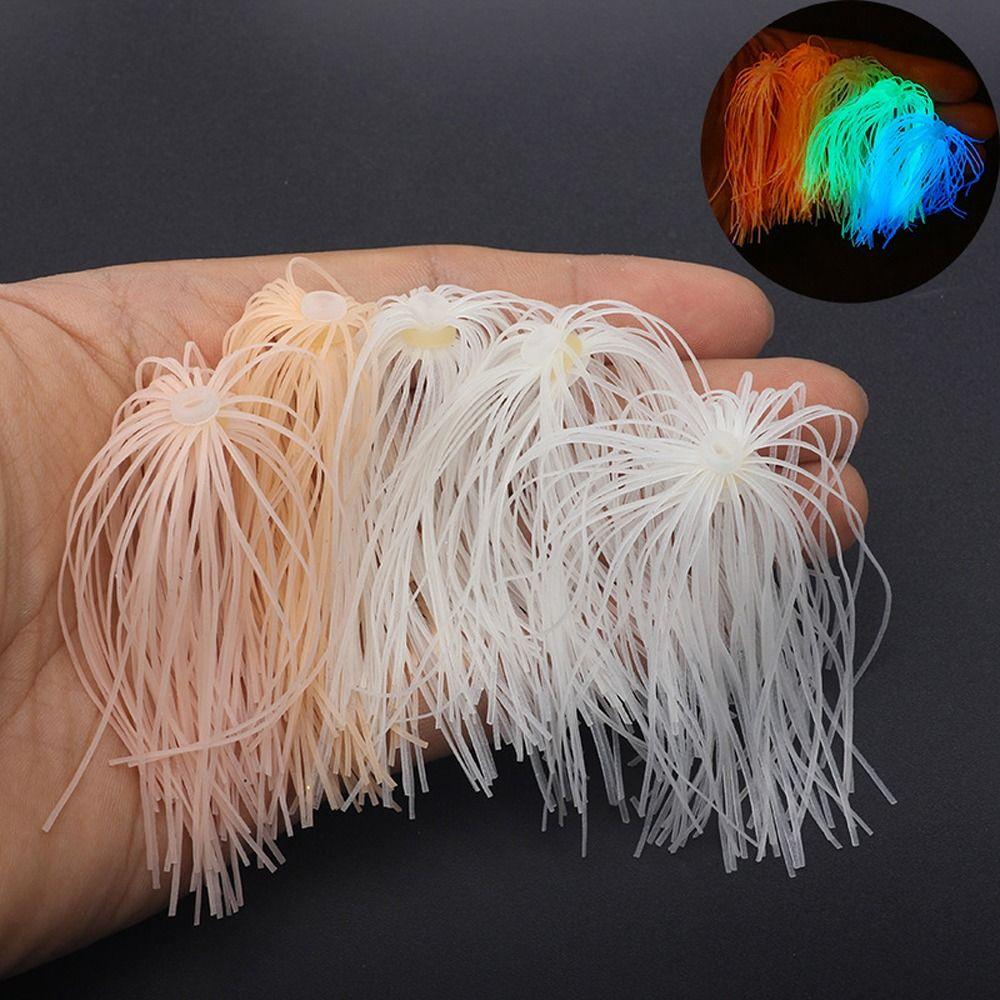 88 Strands Fishing Umbrella Skirts Luminous Silicone Jig Skirts  DIY Spinnerbaits