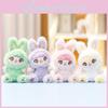 Baby Three Plush Rabbit Keychain Cute Soft Toy For Girls Gift Collectors Item