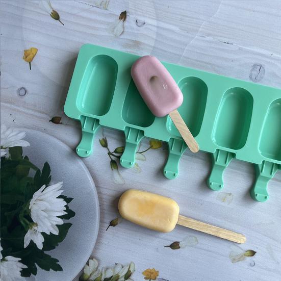 Практичный пищевой класс DIY силикагель 8-полый легкосъемная форма для мороженого Товары для дома Форма для мороженого