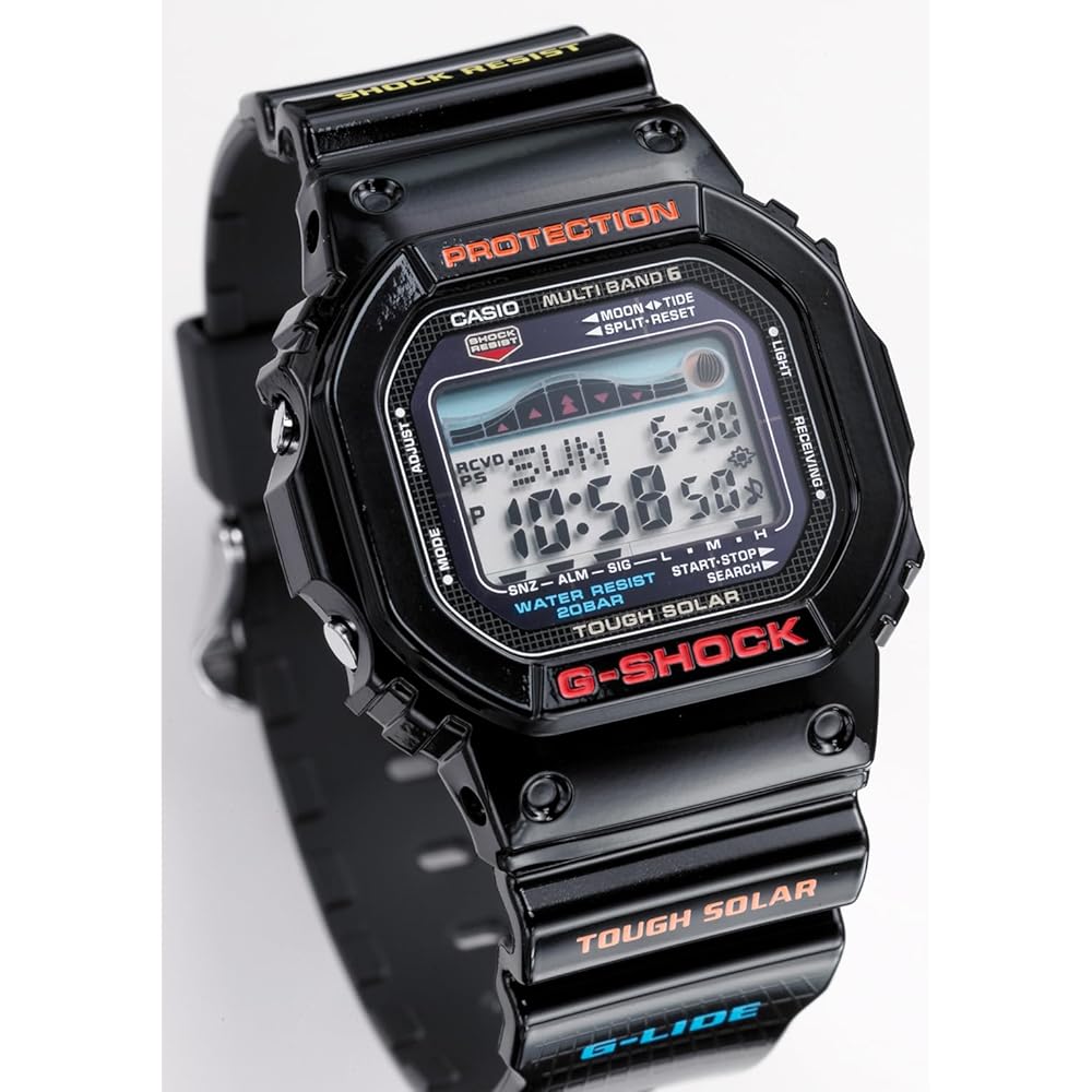 Casio G-Shock G-LIDE Радиоуправляемые Солнечные Часы GWX-5600-1JF Мужские Черные [Официальный Японский Продукт]
