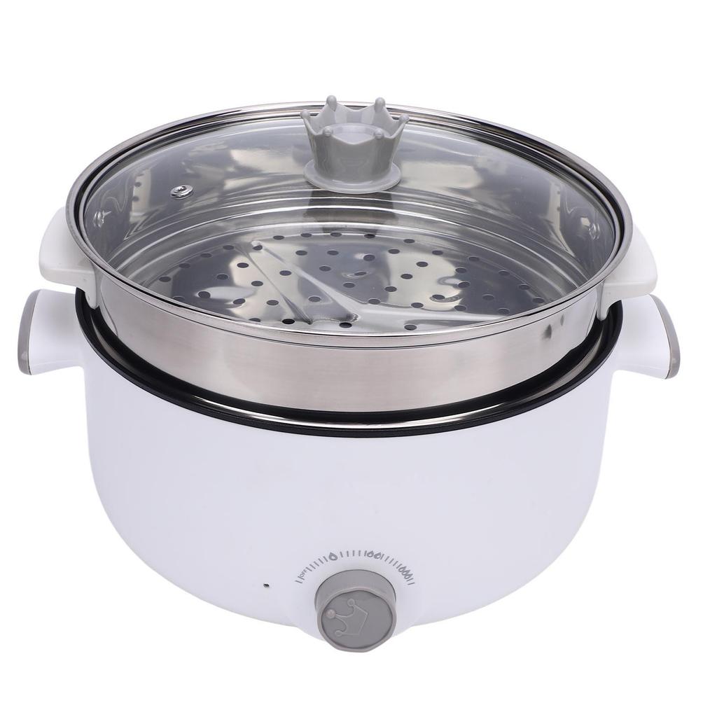 Electric Pot 3.6L Large Capacity 3 Layer Anti Scald Anti Stick Multifunctional Electric Cooker with