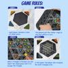 Игра Triggle, игра Triggle с резиновой лентой, настольная игра Triggle, игра в треугольные шахматы, подходит для 2-4 игроков