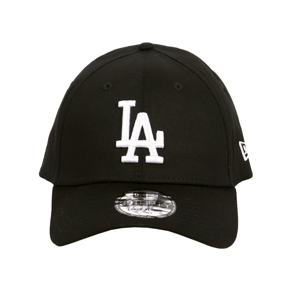 Кепка 39THIRTY NEWERA MLB Высшая лига бейсбола Стрейч Логотип бренда Бейсболка Лос-Анджелес Доджерс Черный [New Era] Мужская Женская S/M [Б/У]