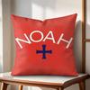 Luxury Brand NNOAH Cushion Cover Natural Linen Organic Fabric DoubleSided Printing Couch Pillow Covers Home Decor