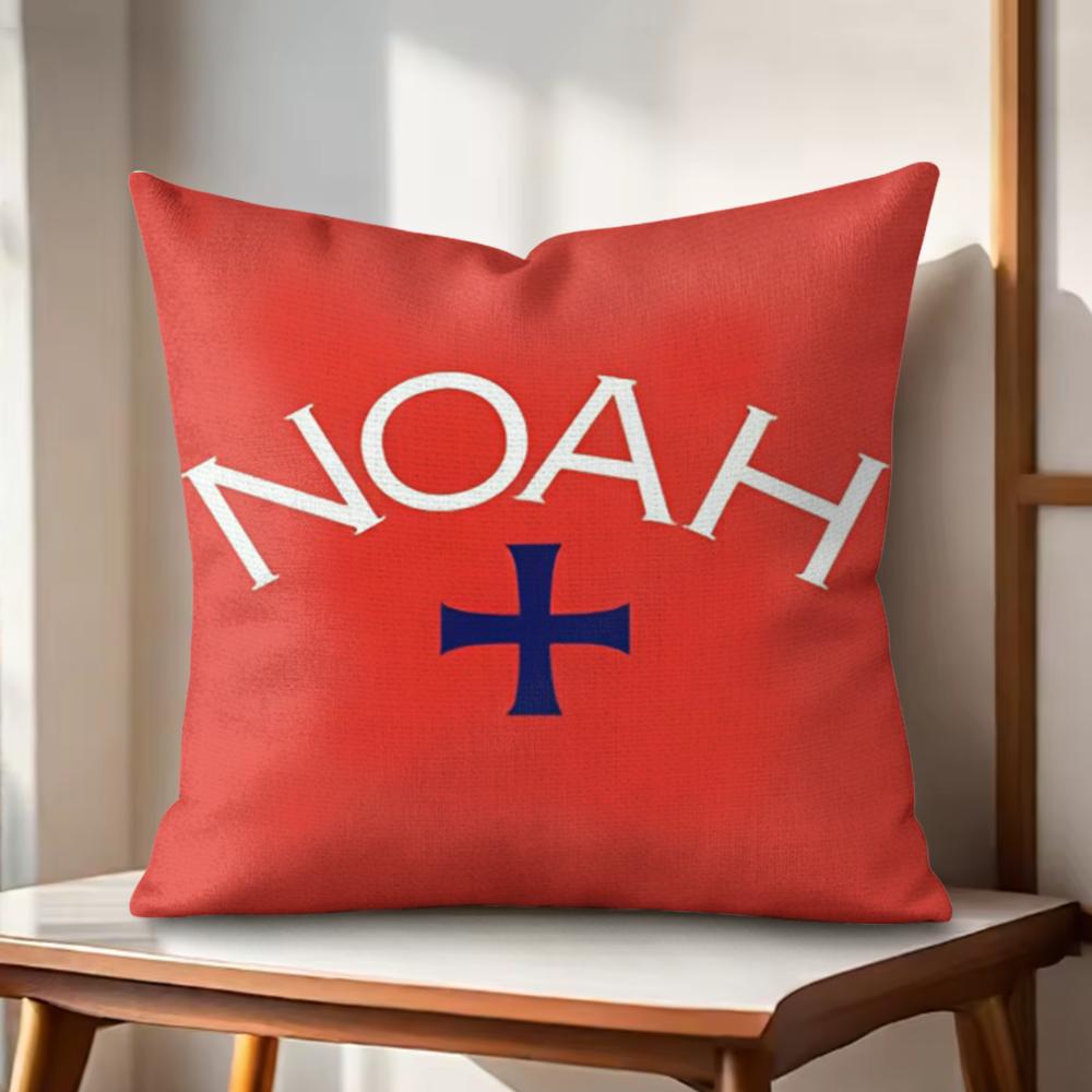 Luxury Brand NNOAH Cushion Cover Natural Linen Organic Fabric DoubleSided Printing Couch Pillow Covers Home Decor