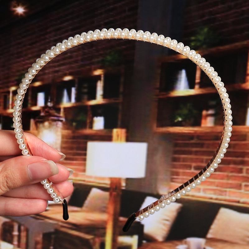 Корейская повязка на голову с бабочкой из жемчуга — свадебный аксессуар ручной работы и аксессуар для волос подружек невесты