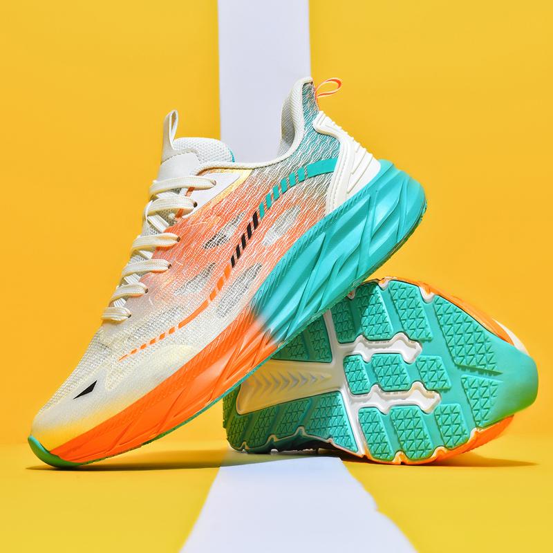 Summer New Low Cut Mesh Comfortable Sports Shoes Elastic Wear-resistant Shock-absorbing Running Shoes Sizes 36-48 for Men Women