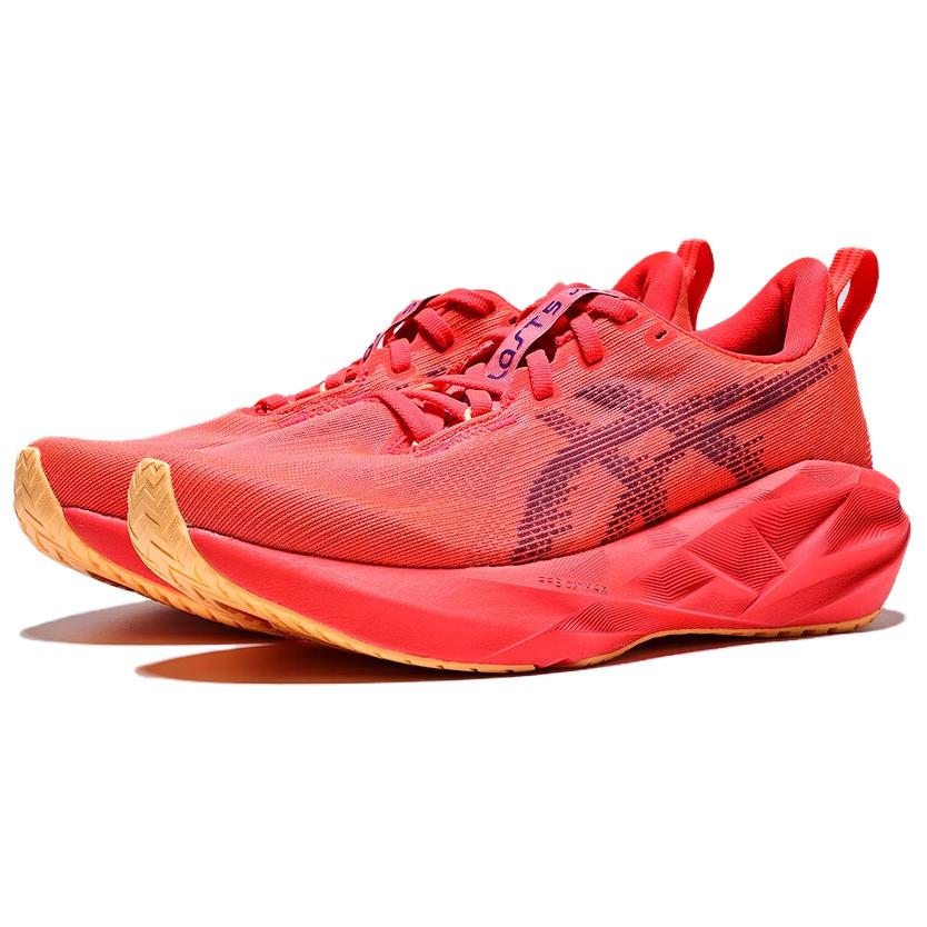 Asics Novablast 5 Удобные Универсальные Повседневные Кроссовки для Бега Женские Кроссовки Красные 1012B765-601