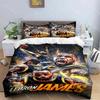 2025 Мода Звезда баскетбола А-Леброн Дж-Джеймс Принт Постельный комплект Пододеяльник Одеяло Кровать Молодежь Дети Девочка Мальчики Подарок на день рождения