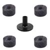 4cm Felt Washer Bass Drum Silencer Felt Strap Button Felt Pads Cymbal Hi-Hat Washer Cymbal Sleeves