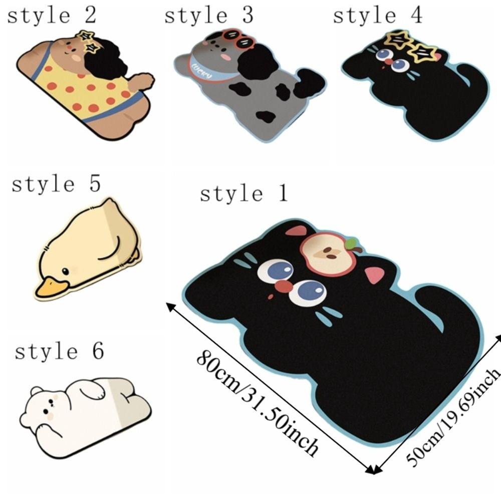 Cartoon Bathroom Floor Mat Quick Dry Decorative Door Mat Small Rug Entry Door Mat Kitchen