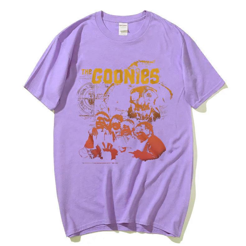 Смешные Фильмы The Goonies Никогда Не Сдаются Принт Скелета Футболки Мужские Винтажные Повседневные Футболки Унисекс Женские Рок Оверсайз Уличная Одежда