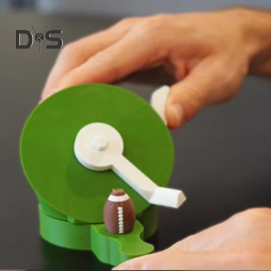 3D-печатная настольная футбольная игрушка с разрушающейся штангой ворот, футбольная пусковая установка для детей и взрослых, интерактивная настольная игра для метания футбола