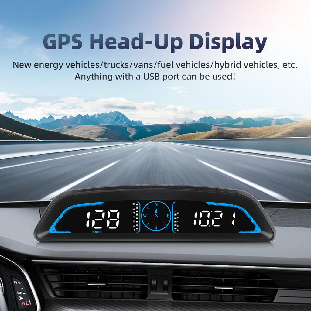 G3 GPS HUD Head Up Display Автоматический спидометр Умные автомобильные счетчики Цифровые будильники Напоминания Электронные аксессуары для всех автомобилей