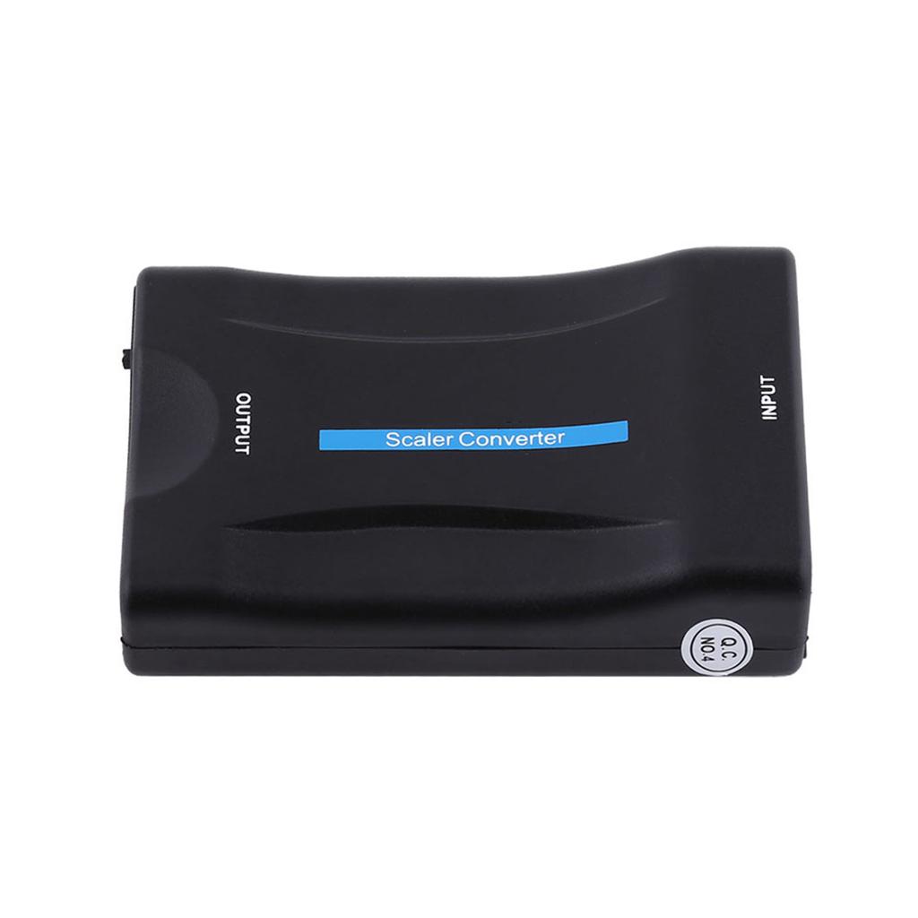 SCART в HDMI Аудио Видео Конвертер Скалер Адаптер 720P 1080P С USB Кабелем