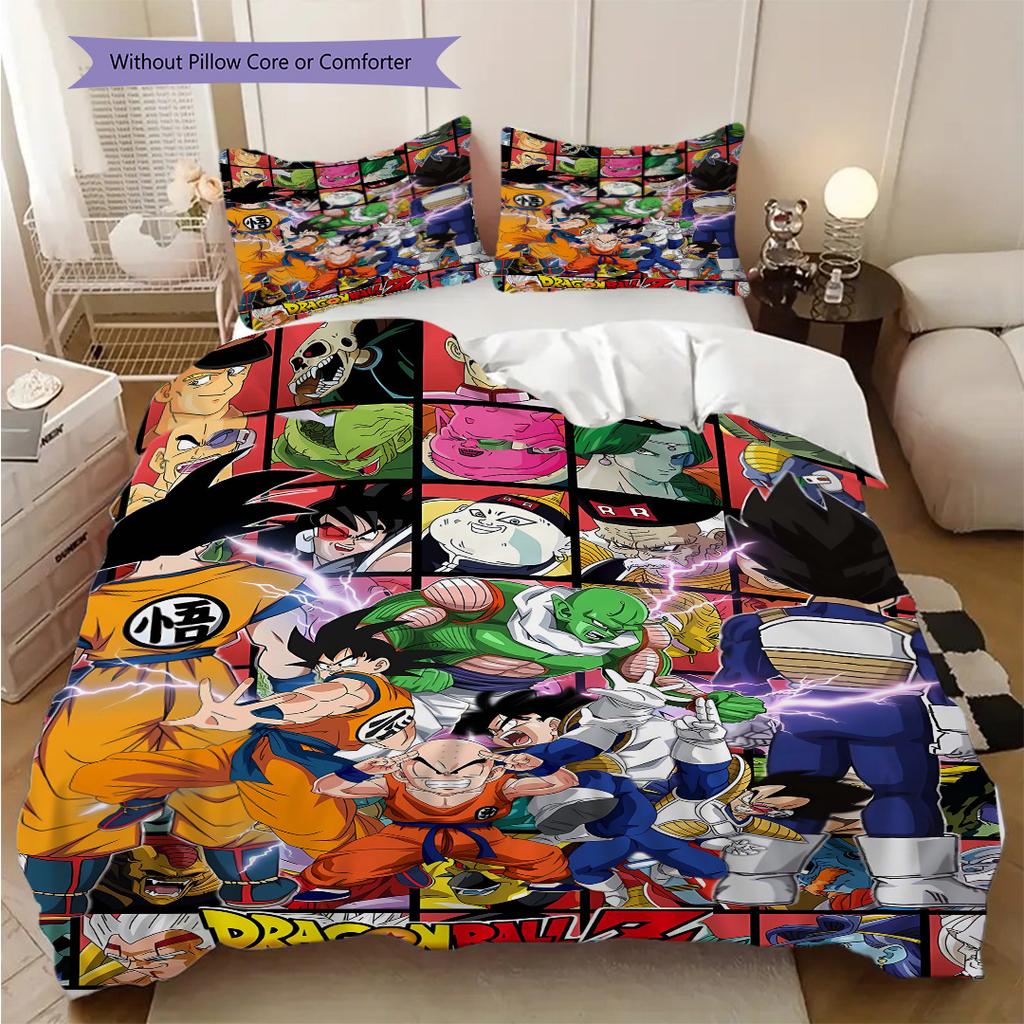 Мягкое и удобное постельное белье Dragon Ball, Комплект постельного белья для детей, Подарок, Очень большой размер, Различные размеры в наличии -LXR9