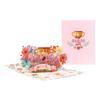 Paper Greeting Cards Pop Up Flower Bouquet Card New Handmade Card  Mother's Day