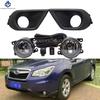 Fog Light Headlight Fog Lamp Cover Grill Bezel Switch Foglights Assembly for Subaru Forester 2014 2015 2016