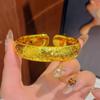 Exploding Crushed Ice Wide Tire Opening Bracelet for Women, Light Luxury and High-end Bracelet Accessories