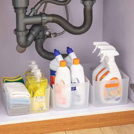 Ящик для хранения, универсальный кухонный органайзер, компактный контейнер для хранения косметических канцелярских принадлежностей, контейнер для дома