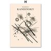Геометрия Линии Кошачьи Работы Постеры и Принты Винтаж Кандинский Абстрактное Настенное Искусство Картина Холст Картина Гостиная Домашний Декор