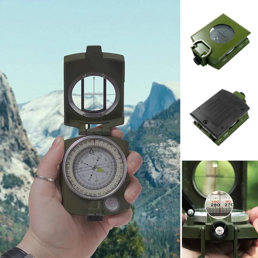 Multi Functional Military Aiming Navigation Compass, Outdoor Equipment, Exploration, Treasure Hunting