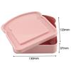 Portable Silicone Food Container Lunch Box Snack Sandwich Toast Box Bento Box