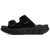 Cap Outdoor Series Round Toe Thick Sole Velcro Non-Slip Slide Sandals Unisex Sandals Black 1167497-BLK