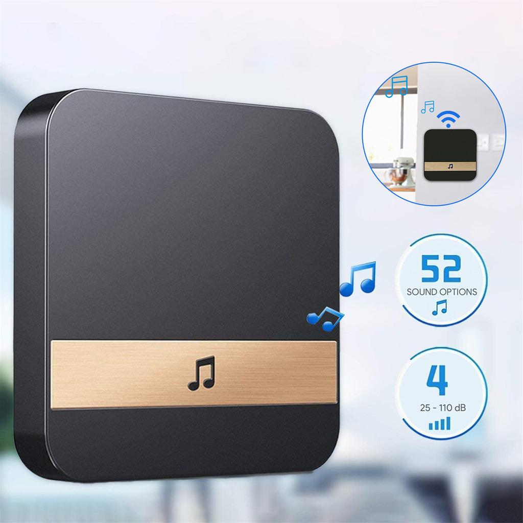 Беспроводной визуальный умный дверной звонок, внутренняя машина Dingdong, подключаемый звуковой сигнал для открытой двери